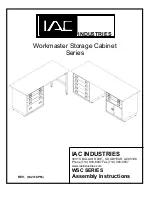 Предварительный просмотр 1 страницы IAC INDUSTRIES Workmaster Storage Cabinet Series Assembly Instructions Manual