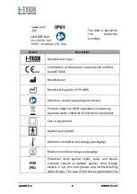 Предварительный просмотр 9 страницы IACER I-TECH MAG2000 PLUS User Manual