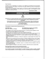 Предварительный просмотр 2 страницы IAG ACD6SG1 Installation And Operation Manual