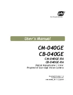 Preview for 1 page of IAI CB-030GE User Manual