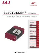 IAI ELECYLINDER EC-RTC12 Instruction Manual preview