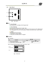 Preview for 10 page of IAI LQ-401CL User Manual