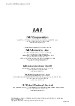 Preview for 360 page of IAI MSCON Instruction Manual