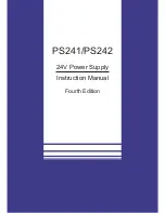 Предварительный просмотр 1 страницы IAI PS241 Instruction Manual