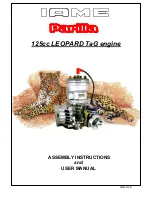 IAME 125cc LEOPARD TaG Assembly Instructions And User'S Manual preview