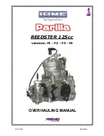 IAME Parilla Reedster 125cc Overhauling Manual preview