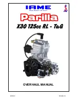 IAME Parilla X30 125cc RL Overhaul Manual предпросмотр