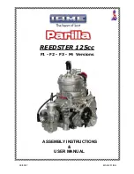 IAME REEDSTER 125cc Assembly Instructions & User Manual preview