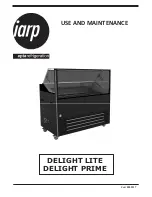 Предварительный просмотр 1 страницы Iarp Delight Lite Series Use And Maintenance