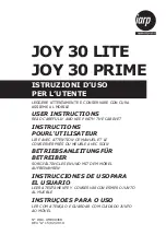 Preview for 1 page of Iarp JOY 30 LITE User Instructions