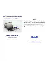 IAT Mini Portable Wireless NVR System User Manual preview