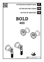 IB RUBINETTERIE 400 Fitting Instructions Manual preview