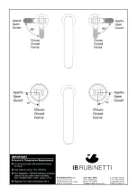 Предварительный просмотр 12 страницы IB RUBINETTERIE BOLD 396 Series Fitting Instructions Manual