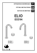 IB RUBINETTERIE ELIO EO394 Fitting Instruction предпросмотр