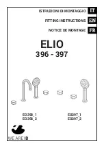 IB RUBINETTI ELIO 396 Fitting Instructions Manual preview