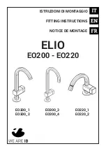 Preview for 1 page of IB RUBINETTI ELIO EO200 Fitting Instructions Manual