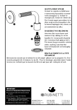 Предварительный просмотр 8 страницы IB RUBINETTI Industria 392 Fitting Instructions Manual