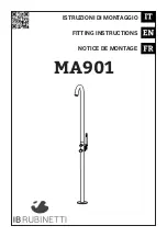 IB RUBINETTI MA901 Fitting Instructions Manual preview