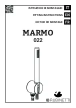 IB RUBINETTI MARMO 022 Fitting Instructions Manual preview