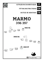 IB RUBINETTI MARMO 396 Fitting Instructions Manual preview
