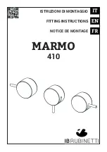 Preview for 1 page of IB RUBINETTI MARMO 410 Fitting Instructions Manual