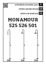 IB RUBINETTI MONAMOUR 501 Fitting Instructions Manual preview