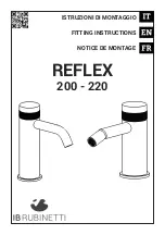 IB RUBINETTI REFLEX 200 Fitting Instructions Manual preview