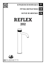 IB RUBINETTI REFLEX 202 Fitting Instructions Manual preview
