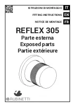 Preview for 1 page of IB RUBINETTI REFLEX 305 Fitting Instructions Manual