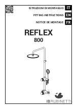 IB RUBINETTI REFLEX 800 Fitting Instructions Manual preview