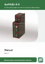 IBA ibaPADU-8-O Manual preview