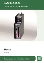 IBA ibaPADU-S-IT-16 Manual preview