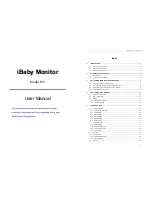 iBaby M3 User Manual preview