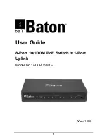 Предварительный просмотр 1 страницы iBall Baton iB-LPDS81EL User Manual