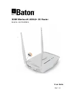 iBall Baton iB-WRA300N3G User Manual preview