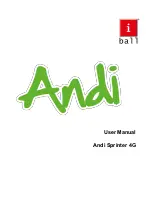 iBall Andi Sprinter 4G User Manual preview