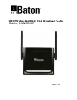 Preview for 1 page of iBall baton iB-WRA300N3GT User Manual