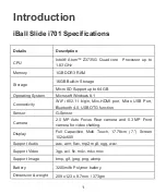 Preview for 1 page of iBall Slide i701 Manual