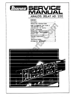 Ibanez AD-230 Service Manual preview