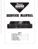 Preview for 1 page of Ibanez AD202 Service Manual