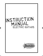 Ibanez AEL Series AEL10E Instruction Manual preview