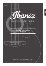 Предварительный просмотр 1 страницы Ibanez AEQ-2UT Information