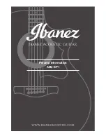 Предварительный просмотр 1 страницы Ibanez AEQ-SP1 Information Manual