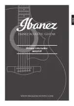 Ibanez AEQ210T Quick Start Manual preview