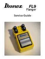 Ibanez FL9 Flanger Service Manual предпросмотр