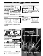 Preview for 1 page of Ibanez Joe Satriani Series JS100 Instruction Manual