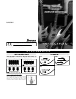 Preview for 1 page of Ibanez Joe Satriani Series JS1000 Instruction Manual