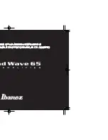Ibanez Sound Wave 65 Owner'S Manual preview