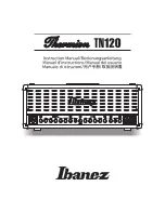 Preview for 1 page of Ibanez Thermion TN120 Instruction Manual