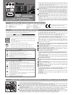 Ibanez Tone-Lok TS7 TubeScreamer Owner'S Manual preview